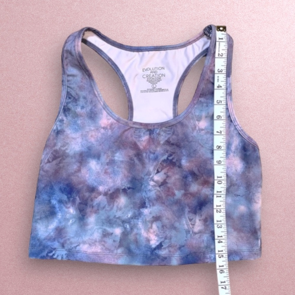 Matching Crop Top & High Waist Shorts with Pockets Sporty Stretch - Picture 10 of 14